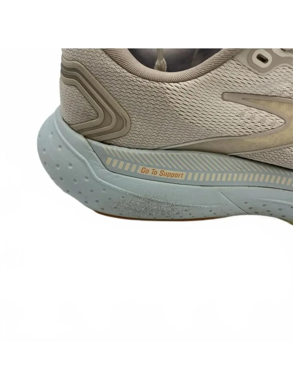 Brooks Glycerin GTS 21 Womens 9.5 Cream Pastel Sneaker Running 1